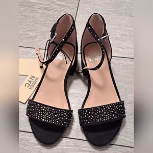 Brand New Madden NYC Black Studded Girl's Sandals